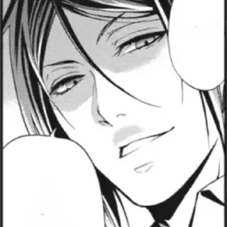 🪱 emoji Sebastian Michaelis Telegram sticker 16 of 80