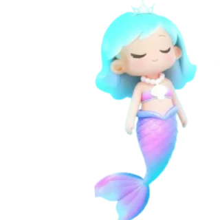 🧸 emoji Mayie ratu mermaid Telegram sticker 19 of 30