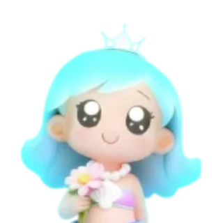🧸 emoji Mayie ratu mermaid Telegram sticker 20 of 30