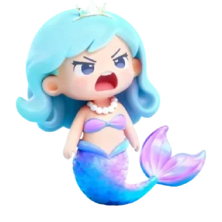 🧸 emoji Mayie ratu mermaid Telegram sticker 7 of 30
