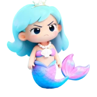 🧸 emoji Mayie ratu mermaid Telegram sticker 13 of 30