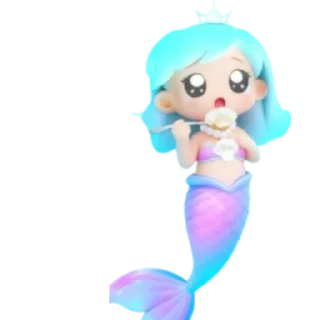 🧸 emoji Mayie ratu mermaid Telegram sticker 16 of 30