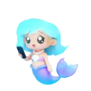 🧸 emoji Mayie ratu mermaid Telegram sticker 21 of 30