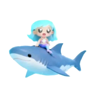🧸 emoji Mayie ratu mermaid Telegram sticker 22 of 30
