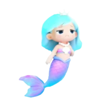 🧸 emoji Mayie ratu mermaid Telegram sticker 23 of 30