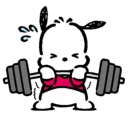 💪 emoji Pochacco Telegram sticker 24 of 43