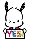 👍 emoji Pochacco Telegram sticker 20 of 43