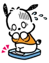😱 emoji Pochacco Telegram sticker 10 of 43