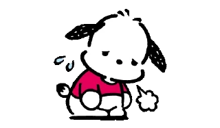 Sticker from Pochacco @thisnonomine