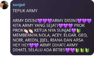 💜 emoji kecak ( kece n cakep ) 😎😎🔥� pack by @QuotLyBot Telegram sticker 21 of 46