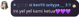 💜 emoji kecak ( kece n cakep ) 😎😎🔥� pack by @QuotLyBot Telegram sticker 17 of 46