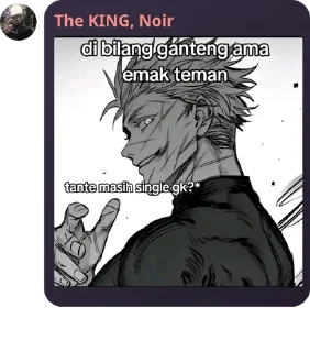 🧑‍🦱 emoji kecak ( kece n cakep ) 😎😎🔥� pack by @QuotLyBot Telegram sticker 20 of 46