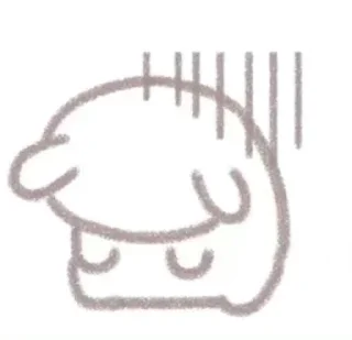 Sticker from baby