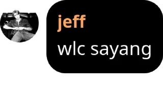 Sticker from J