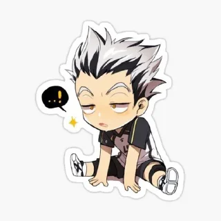 😟 emoji Bokuto Telegram sticker 24 of 39