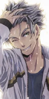 😎 emoji Bokuto Telegram sticker 5 of 39