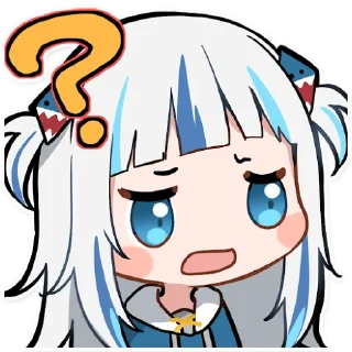 ❓ emoji hololive EN Telegram sticker 10 of 106
