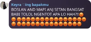🖕 emoji Keyra butuh bule Telegram sticker 9 of 33