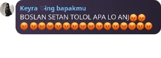 🖕 emoji Keyra butuh bule Telegram sticker 10 of 33