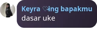 😏 emoji Keyra butuh bule Telegram sticker 18 of 33