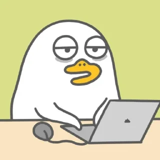 💨 emoji Duck Duck by @susuimut Telegram sticker 11 of 69