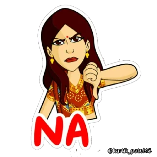 🙅‍♂ emoji ιи∂ιαи ρα¢к by @RohitSharma Telegram sticker 11 of 90