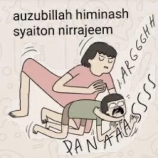Sticker from haram department