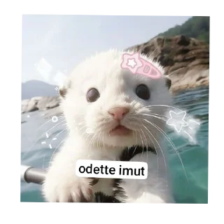 Sticker from punya yura (Odette) imut ; 7 jamet ad