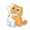 💑 emoji рыжий персик @tgpremstikerss @TgEmodziBot Telegram sticker 22 of 118