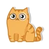 🙂 emoji рыжий персик @tgpremstikerss @TgEmodziBot Telegram sticker 1 of 118