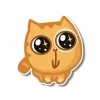 😍 emoji рыжий персик @tgpremstikerss @TgEmodziBot Telegram sticker 5 of 118