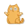 🙄 emoji рыжий персик @tgpremstikerss @TgEmodziBot Telegram sticker 13 of 118