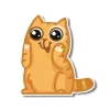 🤗 emoji рыжий персик @tgpremstikerss @TgEmodziBot Telegram sticker 4 of 118
