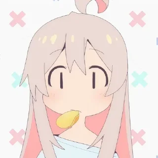 😳 emoji ╹Onimai▽ @Fushigur0_Megumi ╹ Telegram sticker 1 of 80