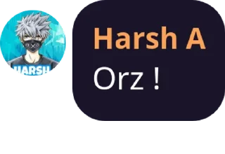 Sticker from Harsh A. Official Pack