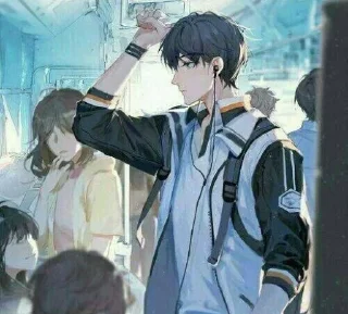 🚇 emoji @KAYRU_QUEEN BOY ANIME Telegram sticker 7 of 20