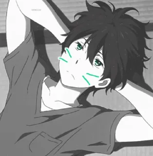 🙂 emoji Anime Boy @Bonten_Sticker Telegram sticker 17 of 17