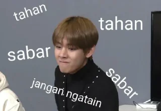 😉 emoji BTS meme by @memestikerkpop Telegram sticker 5 of 44