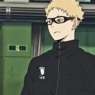 🏐 emoji ˑ ִ ֗ ¡ tsukishima ᵎ ˖࣪ @sweetymills ₊˚･ Telegram sticker 23 of 70