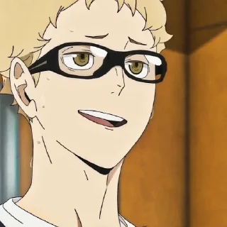 🏐 emoji ˑ ִ ֗ ¡ tsukishima ᵎ ˖࣪ @sweetymills ₊˚･ Telegram sticker 5 of 70