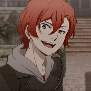 🍂 emoji Nakahara Chuuya Telegram sticker 10 of 15