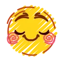 😌 emoji ⩀ ִ۫ 🌘 ˒ ֢ @lunavk7 ⋆  ִ۫ ᯥ Telegram sticker 16 of 120