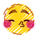 😚 emoji ⩀ ִ۫ 🌘 ˒ ֢ @lunavk7 ⋆  ִ۫ ᯥ Telegram sticker 20 of 120
