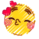 😘 emoji ⩀ ִ۫ 🌘 ˒ ֢ @lunavk7 ⋆  ִ۫ ᯥ Telegram sticker 19 of 120