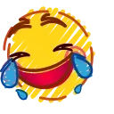 😂 emoji ⩀ ִ۫ 🌘 ˒ ֢ @lunavk7 ⋆  ִ۫ ᯥ Telegram sticker 8 of 120