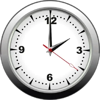 Sticker from Clock Time @PunjabiSticker