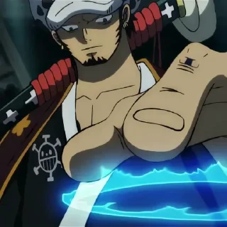 💉 emoji Trafalgar D Water Law @Anime_Basket Telegram sticker 22 of 42
