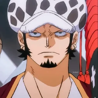 💉 emoji Trafalgar D Water Law @Anime_Basket Telegram sticker 6 of 42