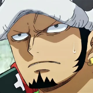 💉 emoji Trafalgar D Water Law @Anime_Basket Telegram sticker 23 of 42
