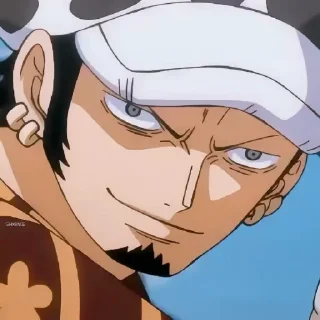 💉 emoji Trafalgar D Water Law @Anime_Basket Telegram sticker 8 of 42